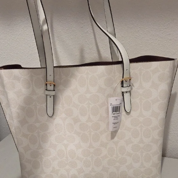 Coach Cream Signature Tote Bag Trio NWT - Picture 4 of 6
